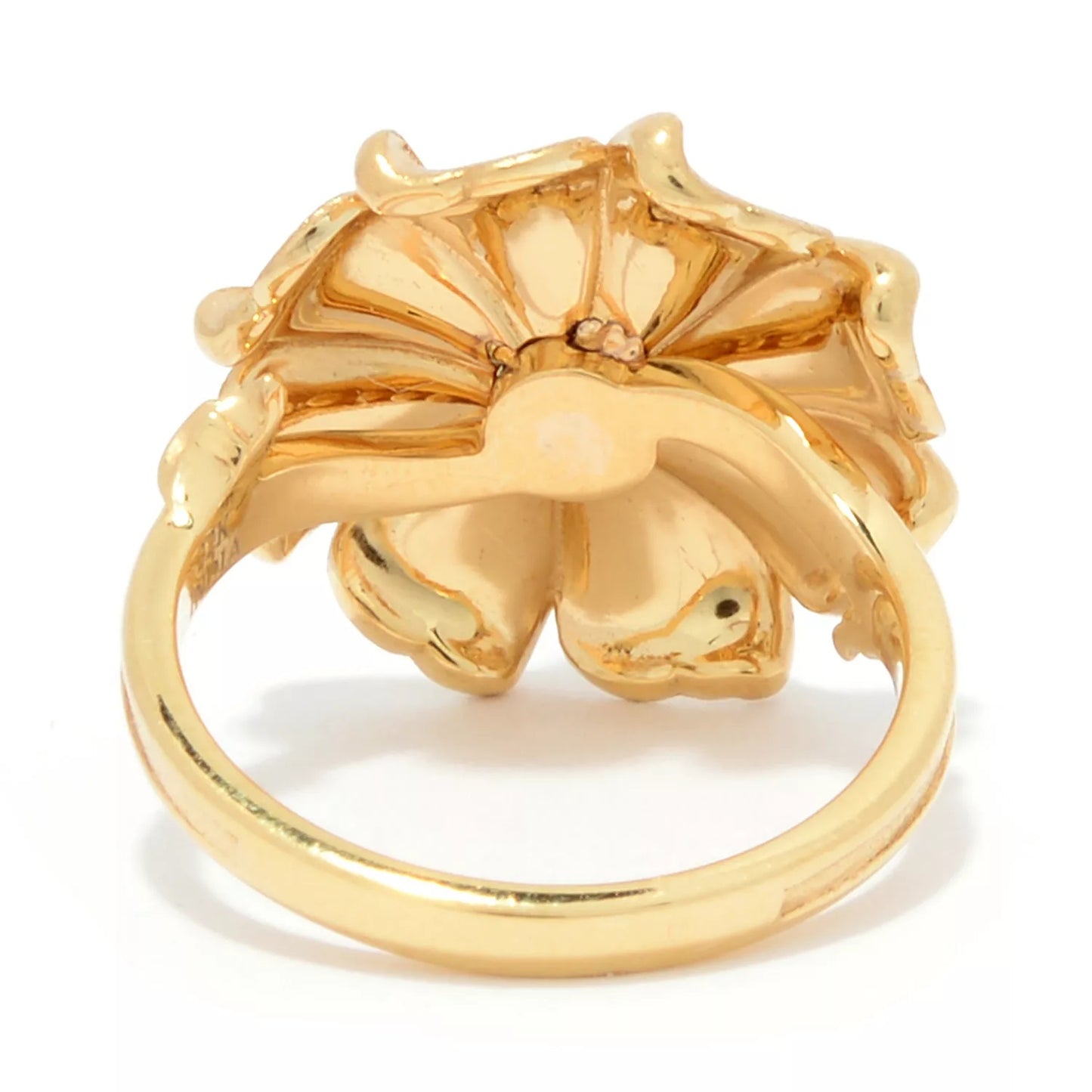 22K Yellow Gold Daisy Flower Ring