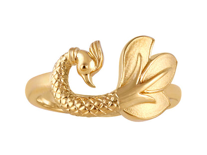 22K Yellow Gold Peacock Ring