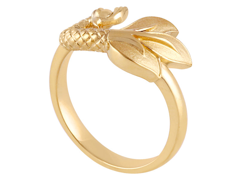 22K Yellow Gold Peacock Ring