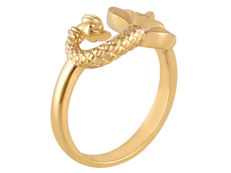 22K Yellow Gold Peacock Ring