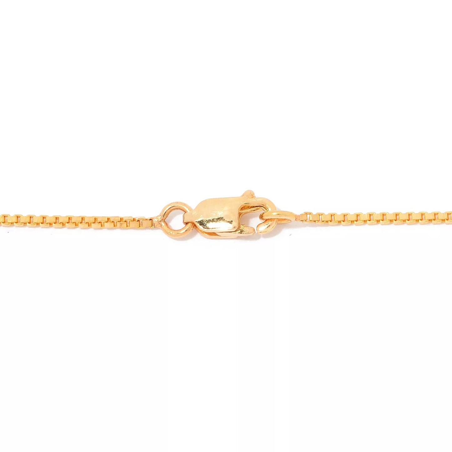 22K Yellow Gold Solid Box Chain 18"